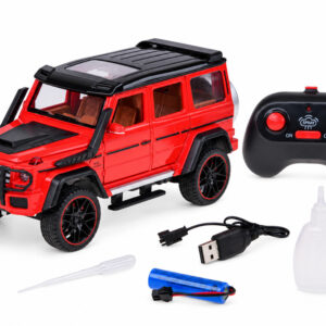 Nuotoliniu būdu valdomas metalinis Brabus G800 automobilis su atsidarančiomis durelėmis ir LED žibintais RC0771 - Image 2
