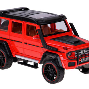 Nuotoliniu būdu valdomas metalinis Brabus G800 automobilis su atsidarančiomis durelėmis ir LED žibintais RC0771 - Image 4