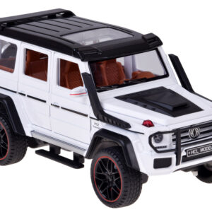 Nuotoliniu būdu valdomas metalinis Brabus G800 automobilis su atsidarančiomis durelėmis ir LED žibintais RC0771 - Image 3