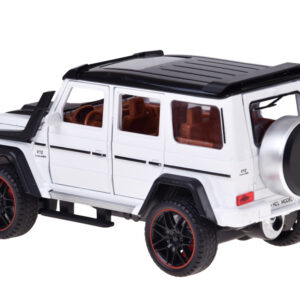 Nuotoliniu būdu valdomas metalinis Brabus G800 automobilis su atsidarančiomis durelėmis ir LED žibintais RC0771 - Image 4