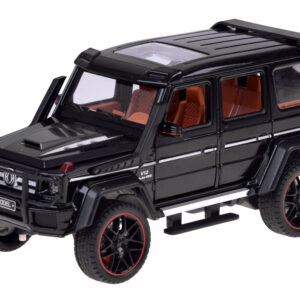 Nuotoliniu būdu valdomas metalinis Brabus G800 automobilis su atsidarančiomis durelėmis ir LED žibintais RC0771 - Image 3