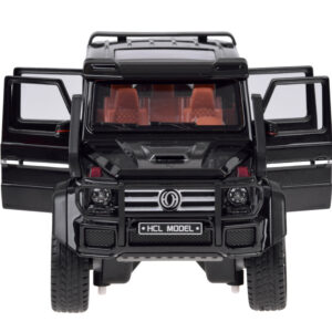 Nuotoliniu būdu valdomas metalinis Brabus G800 automobilis su atsidarančiomis durelėmis ir LED žibintais RC0771 - Image 6