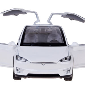 Tesla Model X RC 1:22 nuotoliniu būdu valdomas modelis su LED šviesomis ir dūmų efektu RC0772 - Image 4