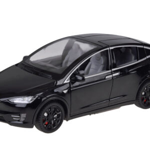 Tesla Model X RC 1:22 nuotoliniu būdu valdomas modelis su LED šviesomis ir dūmų efektu RC0772 - Image 3