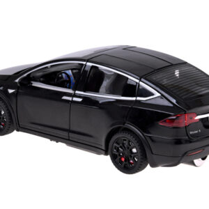 Tesla Model X RC 1:22 nuotoliniu būdu valdomas modelis su LED šviesomis ir dūmų efektu RC0772 - Image 8