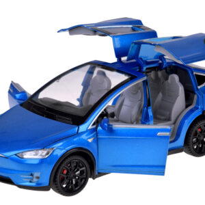 Tesla Model X RC 1:22 nuotoliniu būdu valdomas modelis su LED šviesomis ir dūmų efektu RC0772 - Image 5