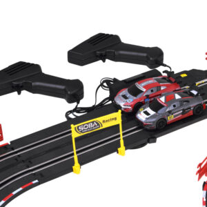 LENKTYNIŲ TRASA elektrinė 525cm Audi R8 LMS GT3 EVO II 2 automobiliai m:1:43 RC0776 - Image 7