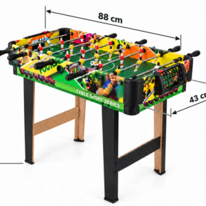 4-in-1 žaidimų stalas – stalo futbolas, oro ritulys, biliardas, stalo tenisas GR0843 - Image 3