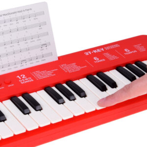Interaktyvus vargonų klavišinis instrumentas vaikams, 37 klavišai + mikrofonas IN0190 - Image 4