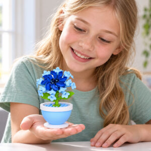 Konstruktorių serija: Gėlės mini vazonėlyje HIBISKUS 95vnt. ZA6289 E - Image 3