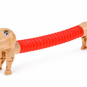 DACHSHUND šuns formos antistresinis ir sensorinis žaislas, tempiamas šuo ZA6634 - Image 6