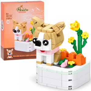 Konstruktorių serija: šunys ant pagrindo Shiba Inu 210el. ZA6620 H