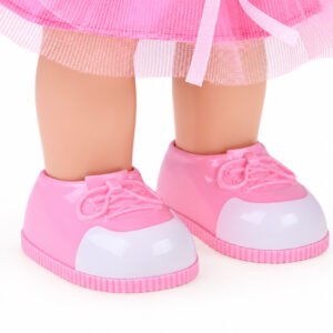 Vaikštanti ir dainuojanti lėlė – plokite rankomis! PINK BALLERINA ZA6359 - Image 5