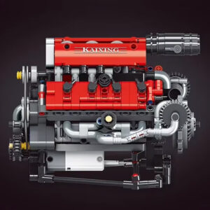 Techniniai kaladėlių rinkiniai V8 VARIKLIO konstravimas su interaktyvia baterija 653ele ZA6371 - Image 5