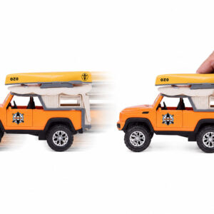 Bekelės kempingo transporto priemonė + baidarė ir irklai – Šviesa ir garsas ZA6392 - Image 6