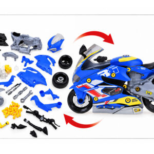 Motociklų surinkimo dirbtuvės, 59 dalys, variklio garsai ir šviesos ZA6452 - Image 7