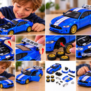 Licencijuotas metalinis automobilis Ford Mustang GT 2018 m. 1:42 TUNING ZA6457 - Image 8
