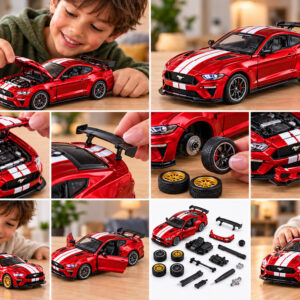 Licencijuotas metalinis automobilis Ford Mustang GT 2018 m. 1:42 TUNING ZA6458 - Image 8
