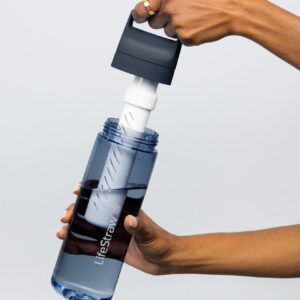 LifeStraw Go Series Kasdieniam naudojimui 650 ml Plastikas Vyšnių (uogų), Rožinė, Permatomas - Image 2