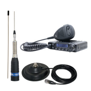 CB radijo stotelės komplektas PNI Escort HP 6500 ASQ + CB antena PNI ML160 su magnetiniu pagrindu