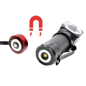 PNI Adventure F75 priekinis žibintuvėlis su 6W, 600 lm LED, aliuminis, su baterija ir USB magnetiniu įkrovikliu - Image 11