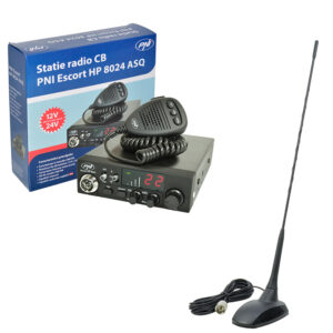 CB PNI ESCORT HP 8024 ASQ radijo stoties komplektas + CB PNI Extra 48 antena su magnetu - Image 9