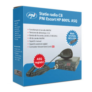 CB PNI ESCORT HP 8001L ASQ radijo stoties komplektas + CB PNI S75 antena su kabeliu ir tvirtinimo laikikliu - Image 15