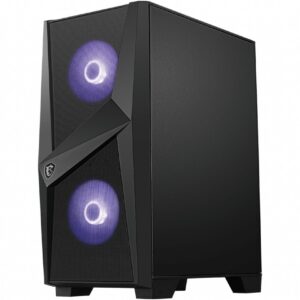 MSI MAGFORGE100M kompiuterio korpusas „Midi Tower“ Juoda, Permatomas - Image 3