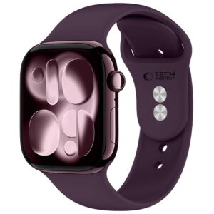Tech-Protect SILIKONINIS DIRŽELIS WATCH 8 / 9 / 10 / 11 / 12 / SE (40 / 41 / 42 MM) TAMSIAI VYŠNINIS