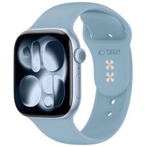 Tech-Protect SILIKONINIS DIRŽELIS WATCH 8 / 9 / 10 / 11 / 12 / SE / ULTRA (44 / 45 / 46 / 49 MM) BLUE JEANS