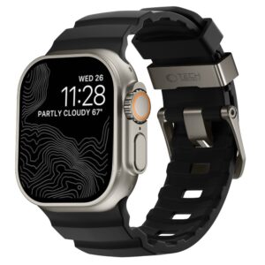 Tech-Protect MOTION WATCH 8 / 9 / 10 / 11 / 12 / SE / ULTRA (44 / 45 / 46 / 49 MM) JUODAS
