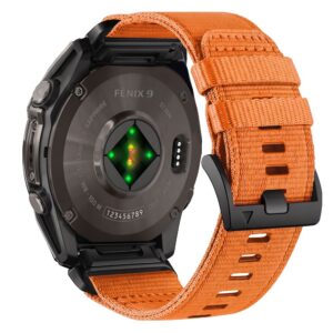 Tech-Protect NYLON CLASSIC GARMIN FENIX 5X / 5X PLUS / 6X / 6X PRO / 7X / 8 / 8 PRO / 9 / 9 PRO (51 MM) SIGNAL ORANGE - Image 2