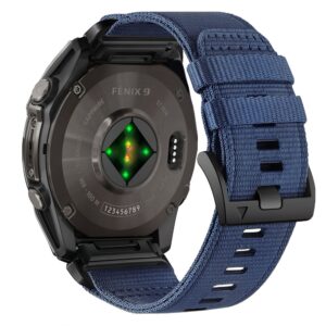 Tech-Protect NYLON CLASSIC GARMIN FENIX 5X / 5X PLUS / 6X / 6X PRO / 7X / 8 / 8 PRO / 9 / 9 PRO (47 MM) MIDNIGHT NAVY - Image 2