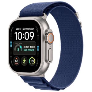 Tech-Protect NYLON PRO Watch 8 / 9 / 10 / 11 / 12 / SE / ULTRA (44 / 45 / 46 / 49 MM) TAMSIAI MĖLYNAS - Image 3
