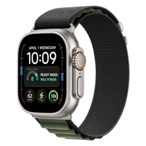 Tech-Protect NYLON PRO Watch 8 / 9 / 10 / 11 / 12 / SE / ULTRA (44 / 45 / 46 / 49 MM) JUODA/ŽALIA - Image 3