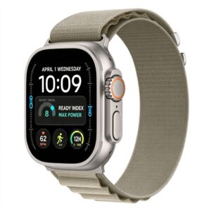 Tech-Protect NYLON PRO Watch 8 / 9 / 10 / 11 / 12 / SE / ULTRA (44 / 45 / 46 / 49 MM) TITANO/ALYVINĖ - Image 3