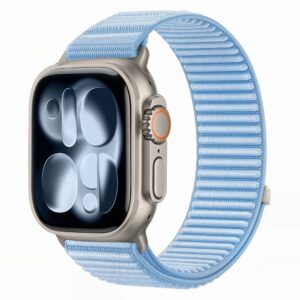 Tech-Protect NYLONLOOP Watch 8 / 9 / 10 / 11 / 12 / SE (40 / 41 / 42 MM) ŠVIESIAI MĖLYNAS