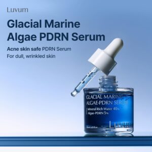 LUVUM Glacial Marine Algae-PDRN veido serumas 30 ml - korėjietiškas serumas su 5 % augaliniu PDRN - Image 3