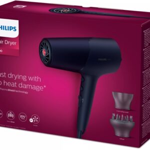 Philips 5000 Series ThermoShield BHD510/00 Plaukų džiovintuvas 2300 W, Mėlyna - Image 2