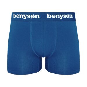 BENYSON bambuko viskozės trumpikės-šortukai vyrams, 3 vnt., žalia, juoda, mėlyna, XL - Image 5