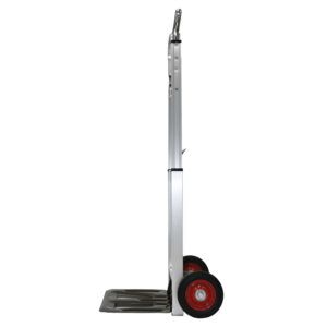Aliumininis sulankstomas rankinis vežimėlis, transportavimo sandėlio vežimėlis, 90 kg keliamoji galia - Image 3