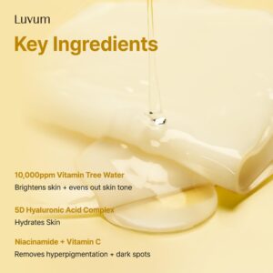 LUVUM Afterglow Yuja Gel Mask hidrogelinė veido kaukė 5 vnt. - su vitaminu C - Image 5