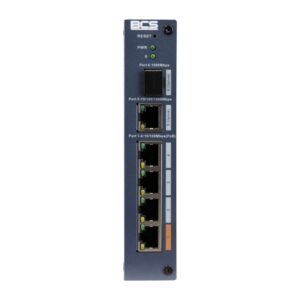BCS BCS-L-SP0401G-1SFP-M tinklo komutatorius Valdomas Fast Ethernet (10/100) Maitinimas per Eternetą (PoE)