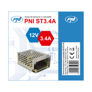 Perjungiamas įtampos šaltinis PNI ST3.4A 12V 3.4A, stabilizuotas stebėjimo sistemoms - Image 6