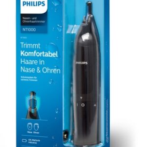 Philips 1000 Series NT1650/16 Nosies ir ausų plaukų kirpimo mašinėlė, Juoda - Image 2