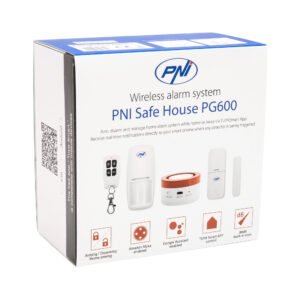 PNI Safe House PG600 belaidė signalizacijos sistema, išmani namų apsaugos sistema, belaidis ryšys, apsaugos nuo įsilaužimo signalizacija, belaidė signalizacija, išmanūs pranešimai per TUYA iOS / Android programėlę, suderinama su Alexa ir Google Assistant - Image 3