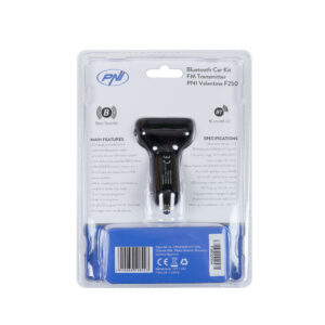 FM moduliatorius PNI Valentine F250 Bluetooth 5.0, MP3 grotuvas, FM siųstuvas, micro SD lizdas, dviguba USB jungtis, greitas mobiliojo įrenginio įkrovimas, „super bass“ mygtukas - Image 2