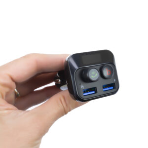 FM moduliatorius PNI Valentine F250 Bluetooth 5.0, MP3 grotuvas, FM siųstuvas, micro SD lizdas, dviguba USB jungtis, greitas mobiliojo įrenginio įkrovimas, „super bass“ mygtukas - Image 4