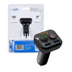FM moduliatorius PNI Valentine F250 Bluetooth 5.0, MP3 grotuvas, FM siųstuvas, micro SD lizdas, dviguba USB jungtis, greitas mobiliojo įrenginio įkrovimas, „super bass“ mygtukas - Image 8