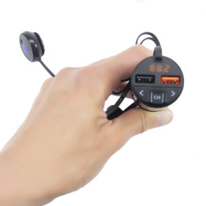FM moduliatorius PNI Valentine V880 su mikrofonu, Bluetooth 5.0, MP3 grotuvas, FM siųstuvas, dviguba USB jungtis, greitasis įkrovimas mobiliesiems įrenginiams per QC3.0, suderinamas su Siri ir Google Assistant - Image 9